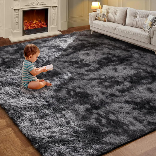 Cozy Tie-Dye Fluffy Mat